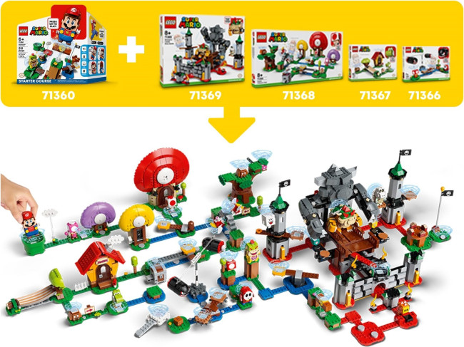 71364 LEGO Super Mario Whompi laavatakistuse laienduskomplekt